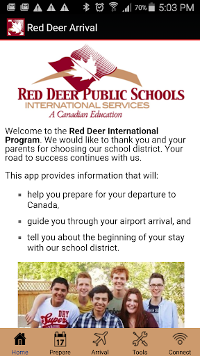 Red Deer Arrival