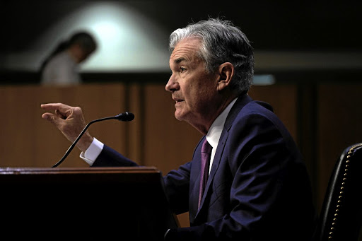 US Federal Reserve chairman Jerome Powell gives his semiannual testimony on the economy and monetary policy to the Senate banking committee in Washington on July 17 2018. Picture: REUTERS