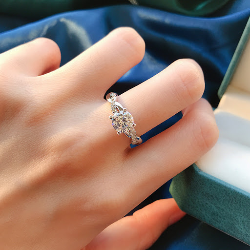 Title 4, Mujing Jewelry S925 Silver Twisted Round Engage...