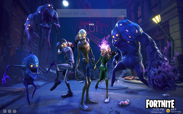 fortnite skin NewTab