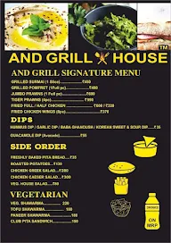 And Grill House menu 5