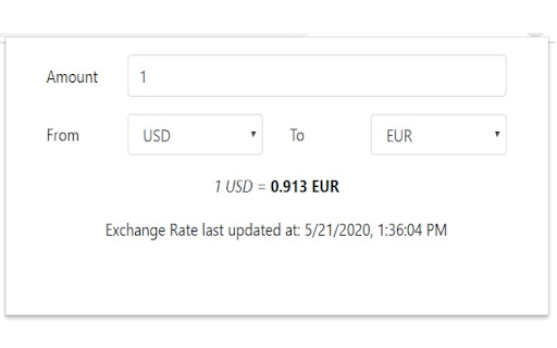 Valuuttamuunnin Google Chrome ™: lle
