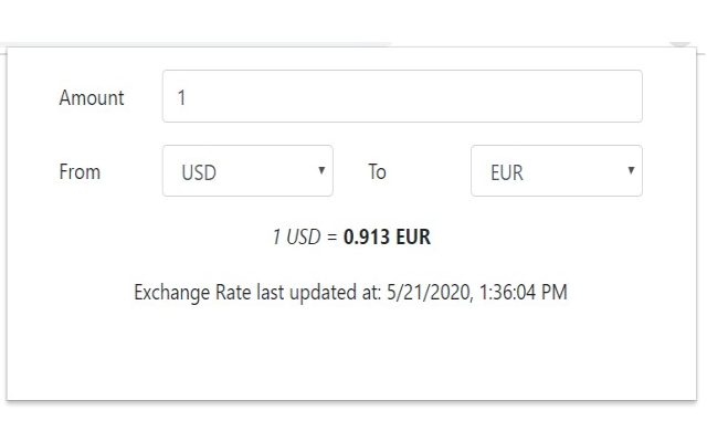 Currency Converter for Google Chrome™ Preview image 1