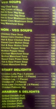 Mannu Salwa menu 5