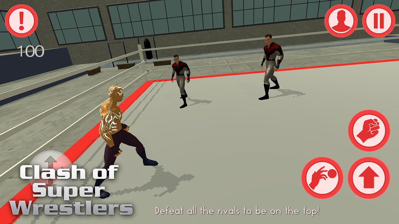 Android application Clash of Super Wrestlers screenshort