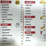 Popular Burger & Sandwich Cafe menu 1