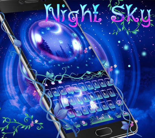 Night Sky Keyboard theme