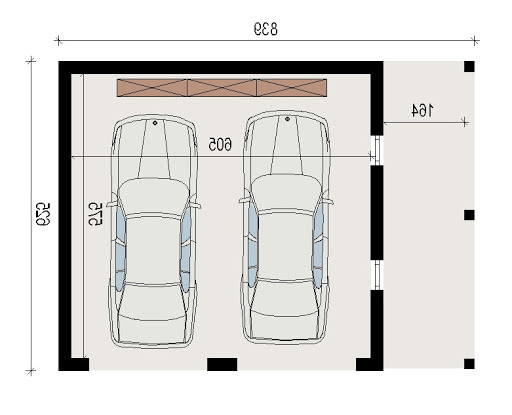 AD-G3.1 - Rzut garażu