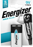 Batteri ENERGIZER Max Plus E 9V (Org.nr.423389)