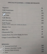 Highland Burger Grill menu 1