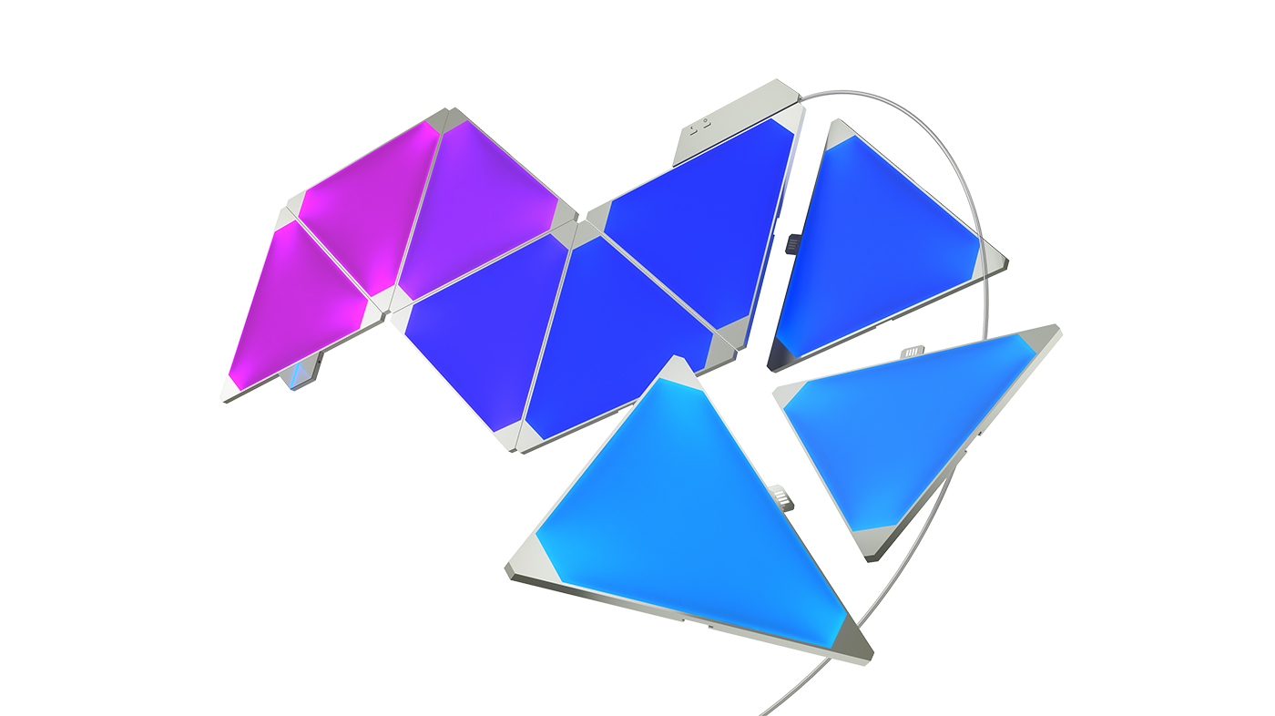 A product image of the Aurora Light Panels by Nanoleaf