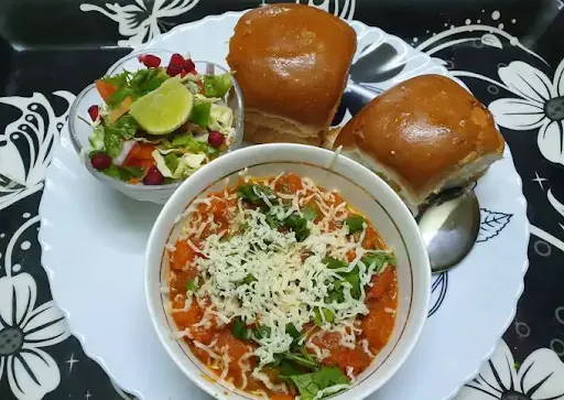 Cheese Pav Bhaji (2 Pcs Pav)