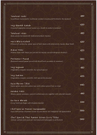 Bombay Earth menu 4