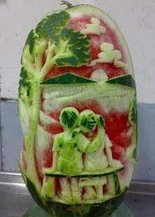 fruit carving - náhled