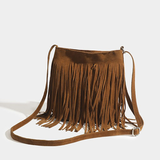 Title 6, Artistic Tassel Shoulder Bag, simple and popula...