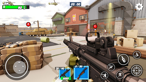 Screenshot FPS Police Gun Game: PIXEL War