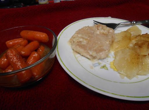 Scalloped Potatoes & Pork Chops