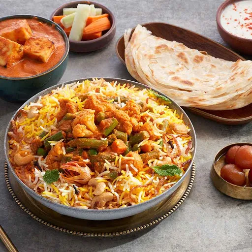 Veg Biryani And Paneer Butter Masala Combo Meal