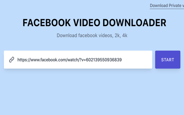 Facebook Video Downloader