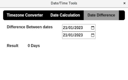 Date/Time Tools