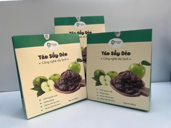 [Ocop] Táo Sấy Dẻo Túi Giấy 220Gr