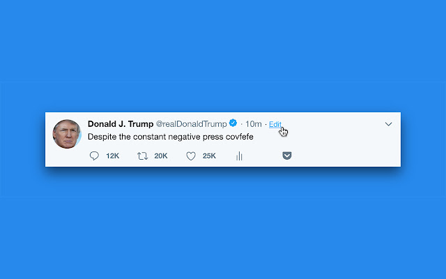 Covfefe chrome extension