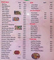 Yashika Fast Food and Restaurant menu 1