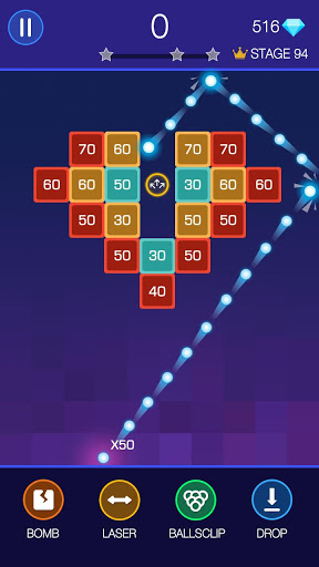 Screenshot Bricks Breaker - Glow Balls