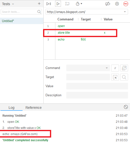 Introduction to Store Variables, Echo, Alert, PopUp handling in Selenium IDE