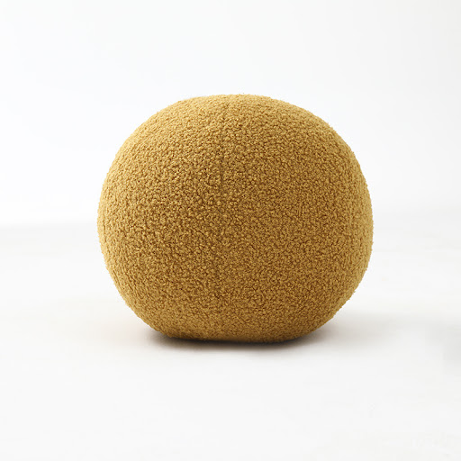 Title 7, Round Velvet Soft Ball Sofa Pillow for Bay Wind...