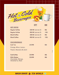 Wagh Bakri Tea World menu 3