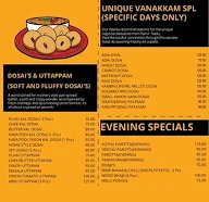 Vanakkam menu 2