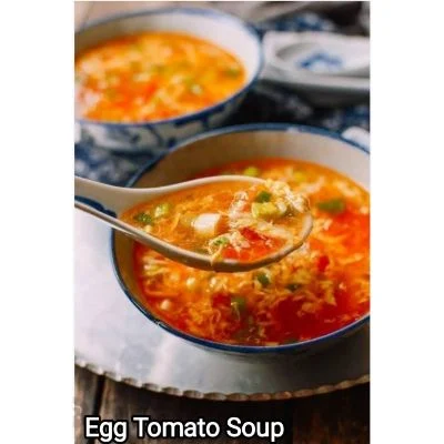 Egg Drop Tomato Soup