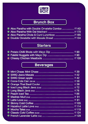 LunchBox - Meals and Thalis menu 