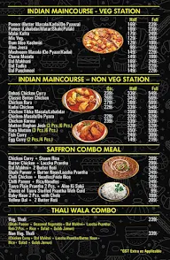 Saffron Xpress menu 5