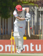 Stephen Cook of the Lions during day 1 of the Sunfoil 4-Day Series match between bizhub Highveld Lions and VKB Knights at Senwes Park on October 16, 2017 in Potchefstroom, South Africa. 