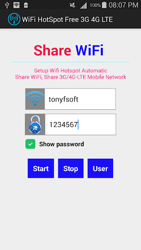 WiFi Hotspot-Share Wifi-3G 4G