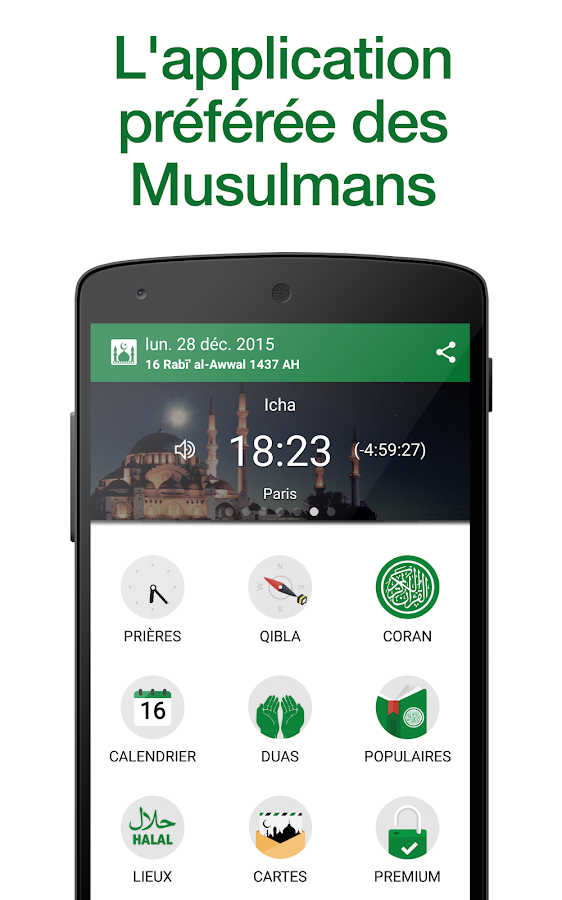  Muslim  Pro  Horaires  de  Pri re Applications Android sur 