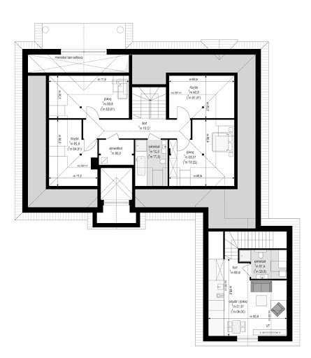 Rezydencja Parkowa 3 D - Rzut poddasza