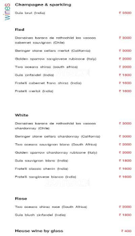 The Hub (Ramada Encore Bangalore) menu 1