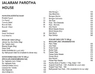 Jalaram Parotha House menu 1