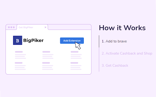 BigPiker - Get Cashback & Giftcard reminders