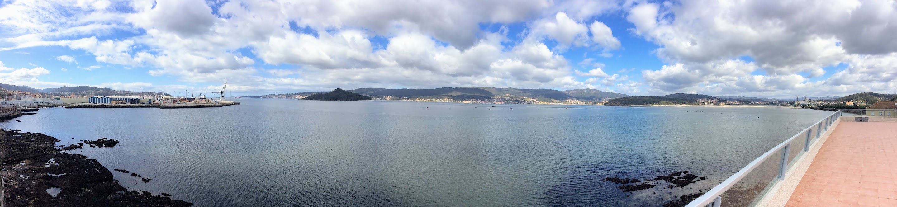 Vista de la Ría de Pontevedra, Tambo