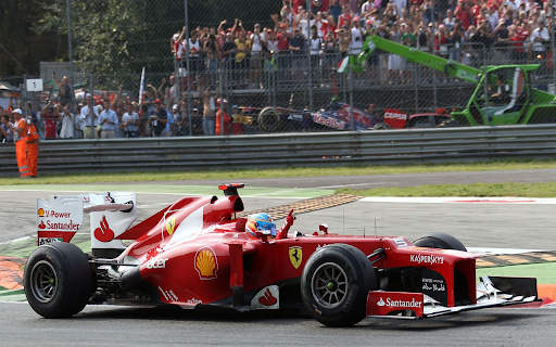 F1 Ferrari Team Theme screenshot 1