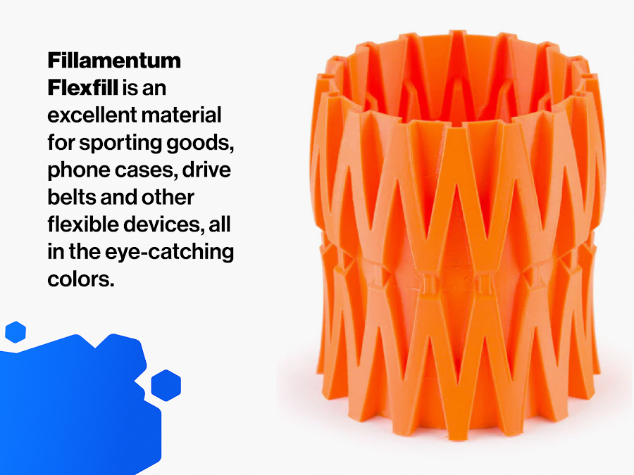 Fillamentum Signal Yellow Flexfill TPU 98A Filament - 2.85mm (0.5kg)