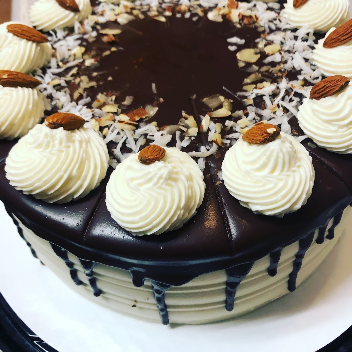Fresh Almond Joy Cake is in the house!