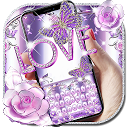 Herunterladen Purple Love Keyboard Installieren Sie Neueste APK Downloader