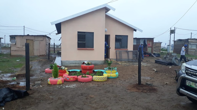 The new house in Motherwell vastly improves the living conditions of the family which survives on a single pension