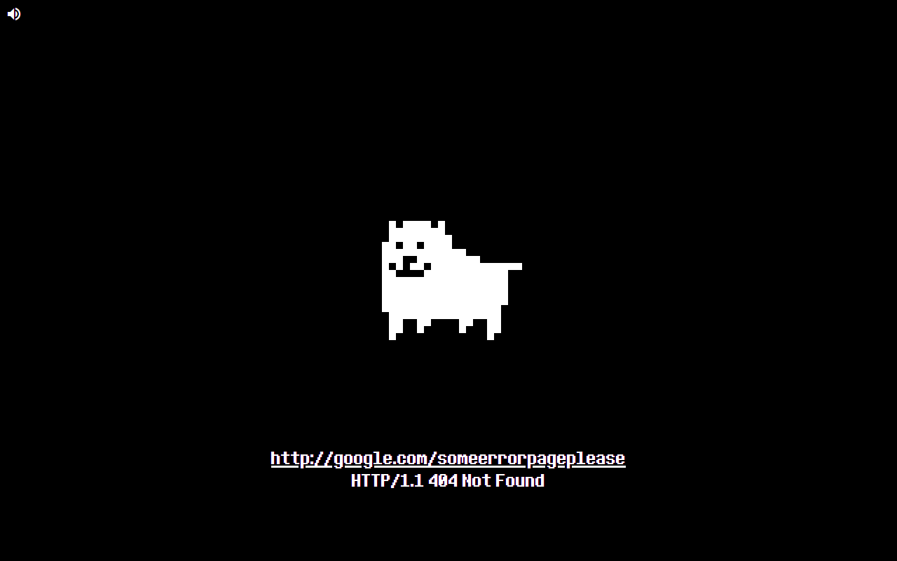 Dogcheck from Undertale as error pages Preview image 0