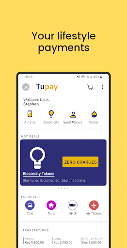 Screenshot Tupay - Get Rewards